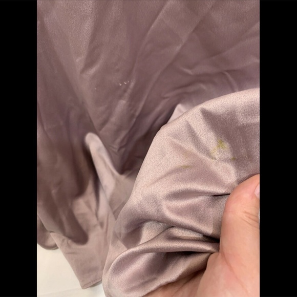 NEW La‎ Femme Beaded Top Ruched Crepe Satin Gown [SZ 14 ] - Picture 12 of 12